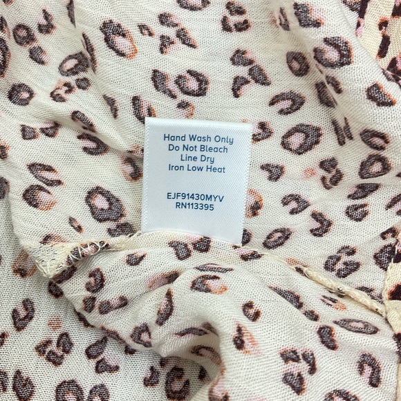 Allison Joy Leopard Print Kimono XS/S - Picture 6 of 7